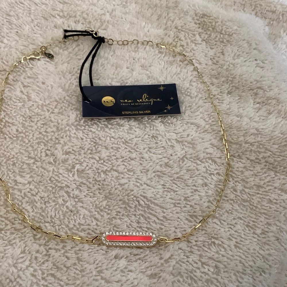 NEW Neo Relique Sterling Silver Necklace made in Turkey
